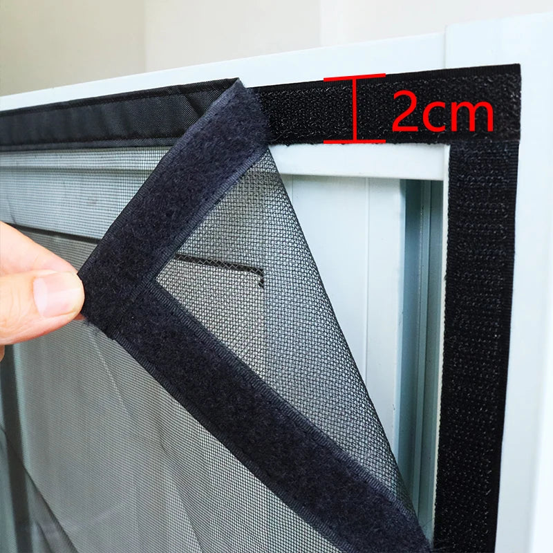 Adjustable Magnetic Screen Door – Custom Fit Anti-Mosquito Mesh Curtain for Indoor Living Spaces