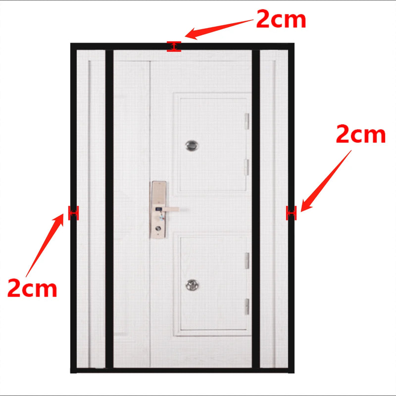 Magnetic Mosquito Net Door – Custom Fit Fly Insect Screen Curtain for Patio, Kitchen & Living Room