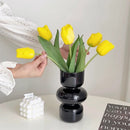 Nordic Glass Vase Flower Bottle Arrangement Container Hydroponics Plant Bottle Desktop Ornament Home Decor Accessory