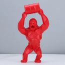 Modern Gorilla Resin Figurine – Creative Lift the Bucket Sculpture for Living Room & Tabletop Decor