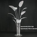 Stylish Wrought Iron Decoration of Banana Tree Leaf for Wedding Arch Stand Ceremony Aisle & Hotel Event Setup