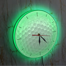 Golf Ball 3D Wall Clock – Silent Non-Ticking Frameless Decorative Watch for Golf Club, Sports Golfers Gift