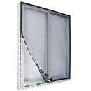 Custom Size Magnetic Window Screen – DTGJ Black Invisible Fiberglass Mesh Anti-Insect Fly Curtain