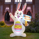 Easter Bunny Decoration for Home Outdoor Infalatable Rabbit Decor Party Garden Decor DIY Ornament with LED Light