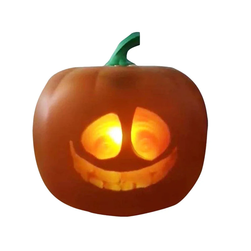 3 in 1 Halloween Flash Talking Singing Animated LED Pumpkin Projection Lamp for Home Party Lantern House Decorations Props