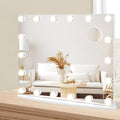 Vanity Mirror with 18 Dimmable LED Bulbs and 3 Color Lighting Modes