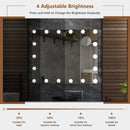 Vanity Mirror with 18 Dimmable LED Bulbs and 3 Color Lighting Modes