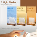 Vanity Mirror with 18 Dimmable LED Bulbs and 3 Color Lighting Modes