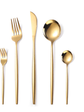 Slim Flatware -Place Set of 5