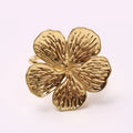 ClaudiaG 5 Leaf Flower Napkin Ring -Set of 6
