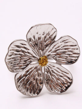 5 Leaf Flower Napkin Ring Set of 6
