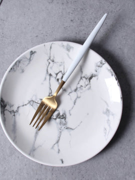 Marble Round Plate 6