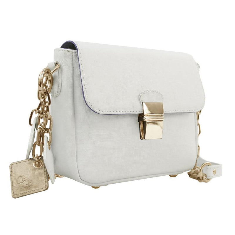 ClaudiaG Tiny Leather Handbag -White (Option 2)