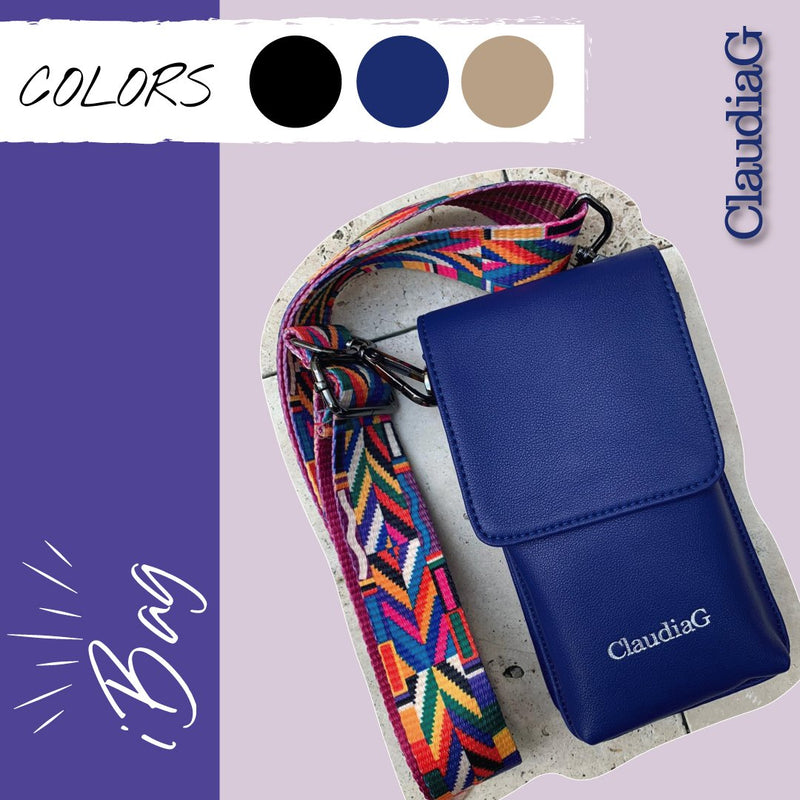 ClaudiaG ibag Leather Cross Body-Sapphire