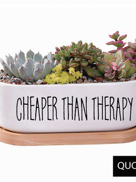 Message in a Planter - Oval 7