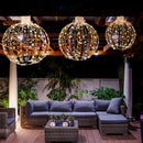 3-Piece Pre-Lit Pop up Christmas Ball Set with Warm White LED Lights