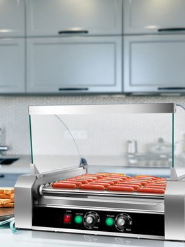 18 Hot Dog 7 Roller Grill Commercial Cooker