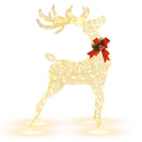 4.6 Feet Pre-Lit Christmas Reindeer with 170 Cold and Warm LED Lights