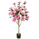 Faux Wedding Flower Plant with Elegant PEVA Leaves and Multi-branch Trunks
