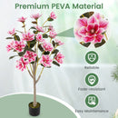 Faux Wedding Flower Plant with Elegant PEVA Leaves and Multi-branch Trunks
