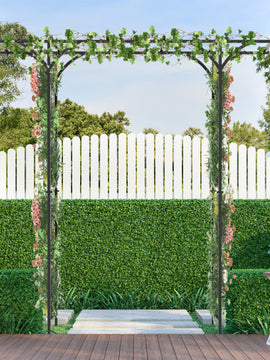 Grow and Flourish: All-in-One Garden Arbor and Raised Bed Bundle
