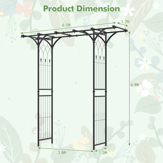 Grow and Flourish: All-in-One Garden Arbor and Raised Bed Bundle