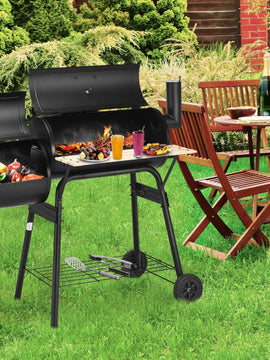 Outdoor BBQ Grill Barbecue Pit Patio Cooker
