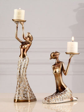 Candle Holder In European Retro Style For Home Decoration