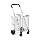 Heavy Duty Folding Utility Shopping Double Cart