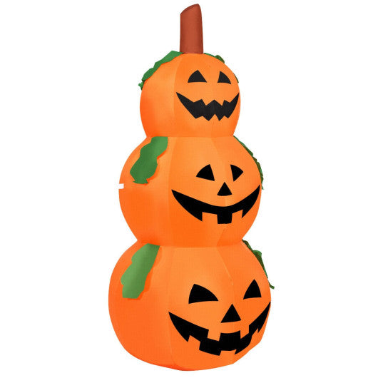 Inflatable Stacked Pumpkins For Halloween