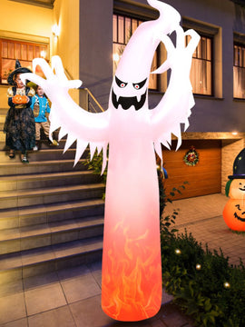 Inflatable 12 Feet Halloween Decoration With Built-In LED Lights