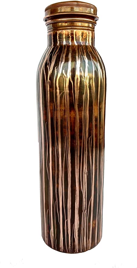 Leak Proof Pure Copper Bottle Of 950 Ml With An Antique Looking