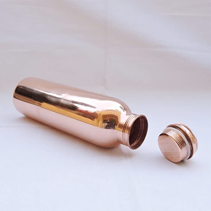 Smooth Pure Copper 16oz / 500 ml Capacity For Drinking Or Storage Of Water