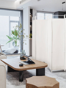 6 Panel Room Divider Folding Privacy Screen