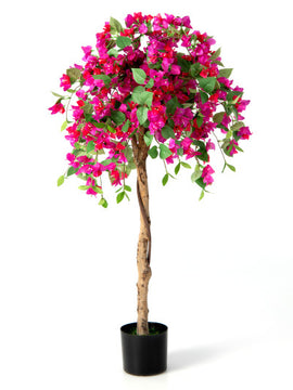 Artificial Azalea Tree with Cement Pot in 4.5 Feet