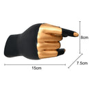 Clenched Fist Shaped Resin And Glass Wall Vase For Flower Arrangement In Your Living Room And Home Decoration