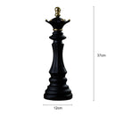 Resin Chess Pieces Sculpture For Aesthetic Interior Room And Home Decor