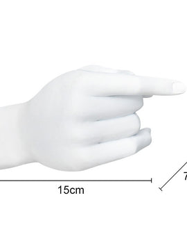Clenched Fist Shaped Resin And Glass Wall Vase For Flower Arrangement In Your Living Room And Home Decoration