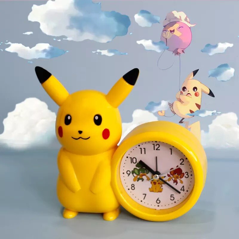 New Pikachu Pokemon Doll With Alarm Clock Must-Have As A Student Or Children's Gift