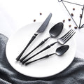 A Gold Dinnerware Of Stainless Steel Cutlery Set With Forks Knives Spoons For A Christmas Gift