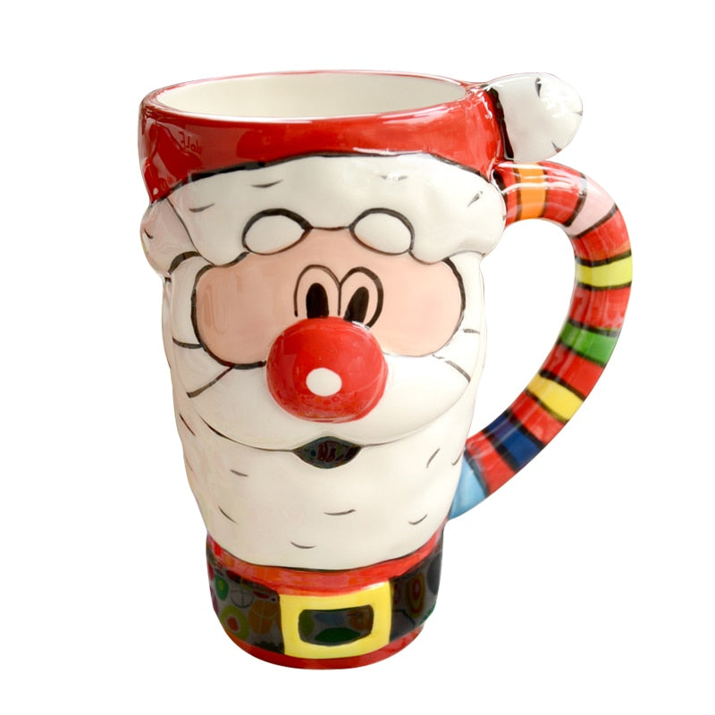 A Ceramic Cup With Lid Use These Big Christmas Mugs For Fun