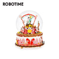 Robotime Holiday Gift Of 7 Kinds  3D DIY Puzzle Game For Children To Adult