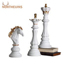 Resin Chess Pieces Sculpture For Aesthetic Interior Room And Home Decor