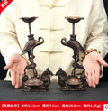 Buddhist statues and Bodhis Is A Copper Statue Pure copper Candlestick