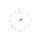 Mirror 3D Wall Clock Stickers For DIY Removable Wall Clocks As Art Decal Sticker For Home Decor