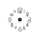 Mirror 3D Wall Clock Stickers For DIY Removable Wall Clocks As Art Decal Sticker For Home Decor