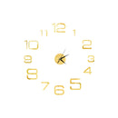 Mirror 3D Wall Clock Stickers For DIY Removable Wall Clocks As Art Decal Sticker For Home Decor