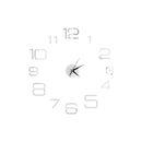 Mirror 3D Wall Clock Stickers For DIY Removable Wall Clocks As Art Decal Sticker For Home Decor