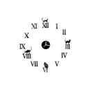 Mirror 3D Wall Clock Stickers For DIY Removable Wall Clocks As Art Decal Sticker For Home Decor