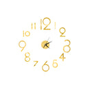 Mirror 3D Wall Clock Stickers For DIY Removable Wall Clocks As Art Decal Sticker For Home Decor